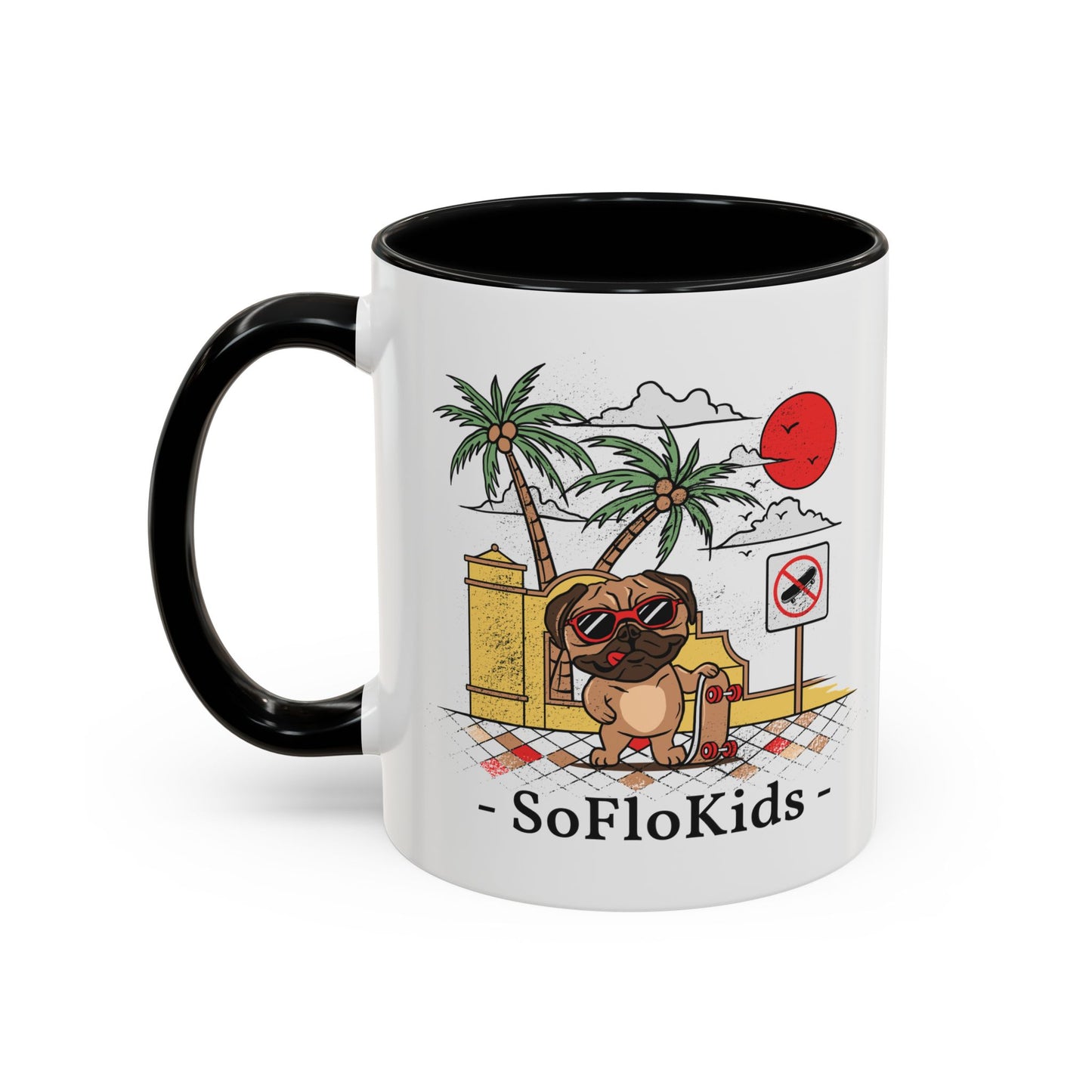 SFK “No Skateboarding” Accent Coffee Mug (11, 15oz)