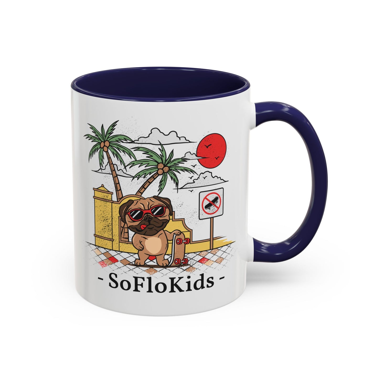 SFK “No Skateboarding” Accent Coffee Mug (11, 15oz)