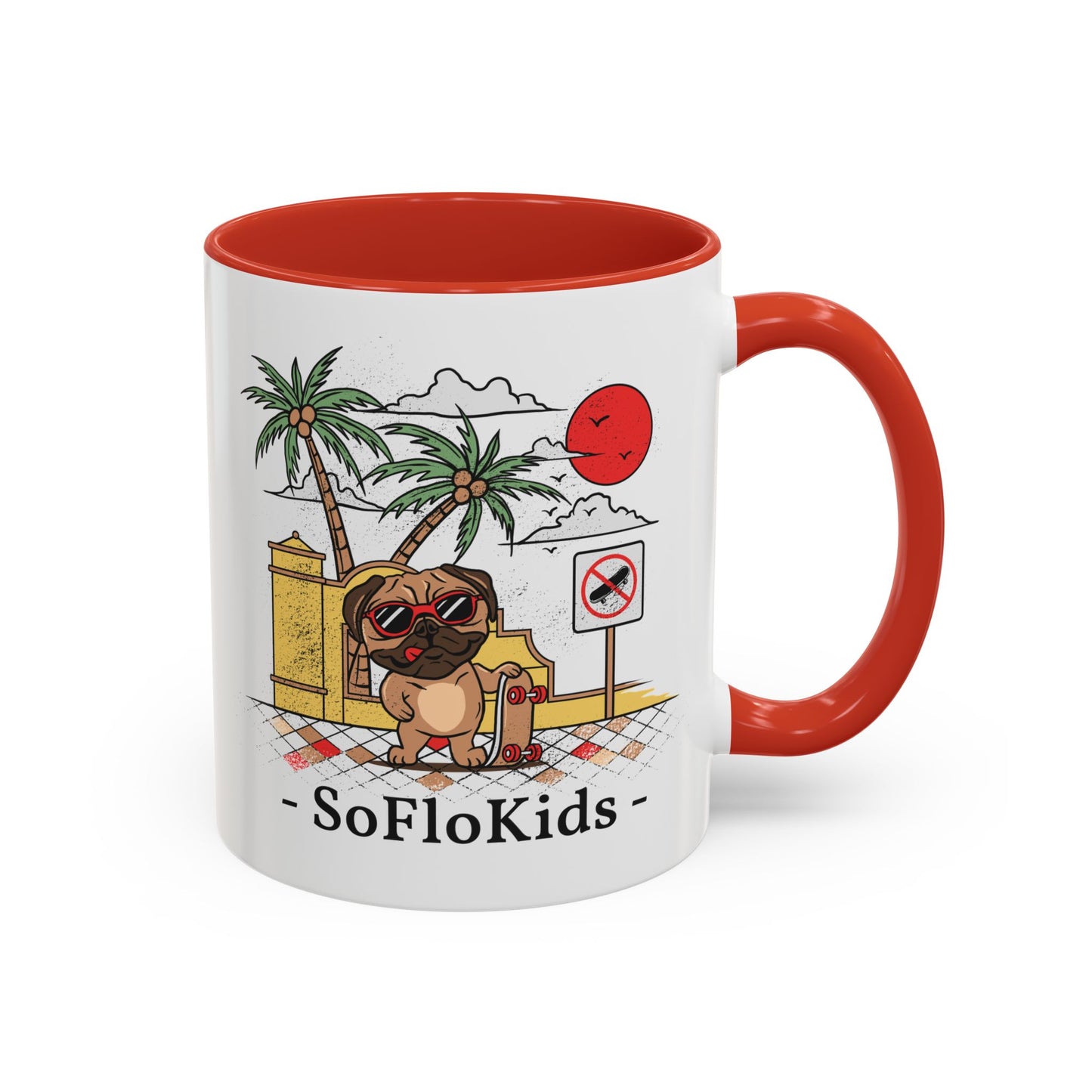 SFK “No Skateboarding” Accent Coffee Mug (11, 15oz)