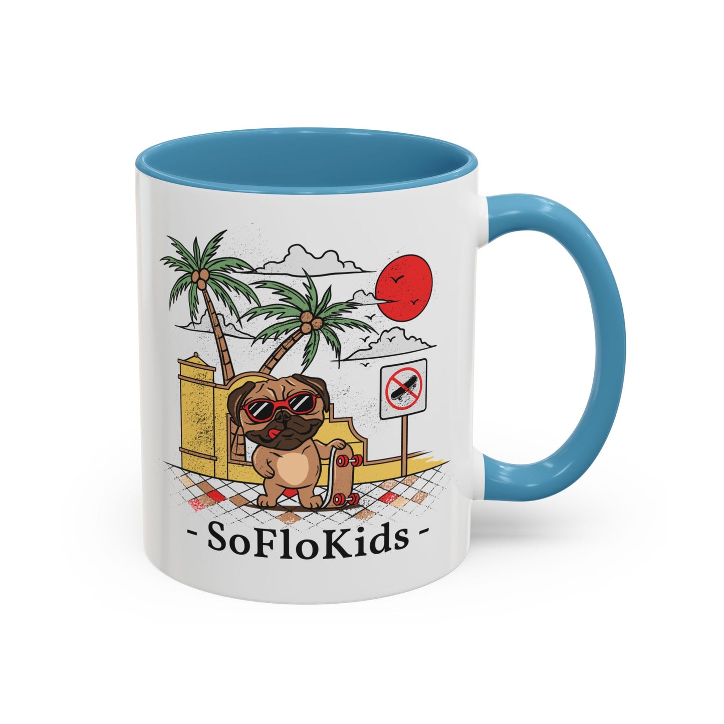 SFK “No Skateboarding” Accent Coffee Mug (11, 15oz)