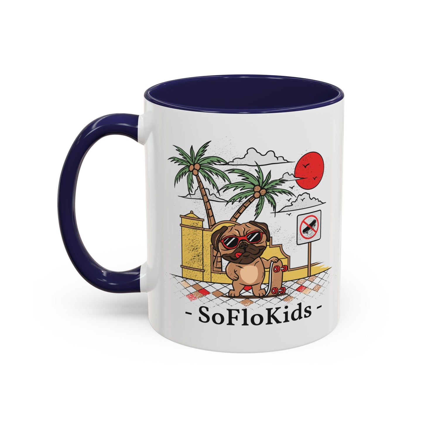 SFK “No Skateboarding” Accent Coffee Mug (11, 15oz)